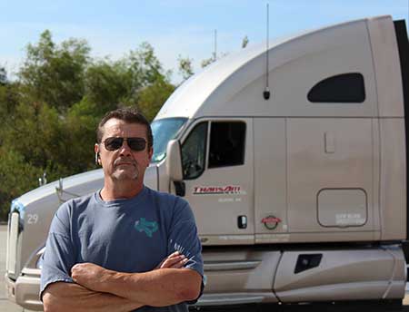 Ralf Jones recently purchased his second truck from ONE Leasing. He is an independent contractor with TransAm Trucking