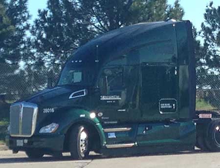 Green TransAm Kenworth T680