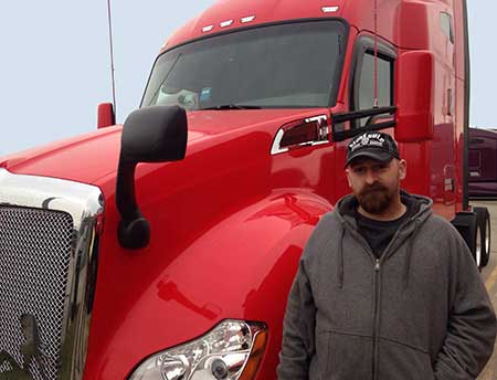 Lucus Medlin and his truck