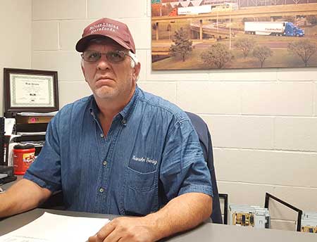 Rick Silvers, TransAm Trucking's Part Manager