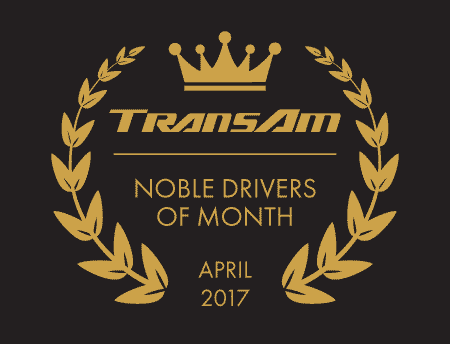 TransAm Drivers of the Month - April