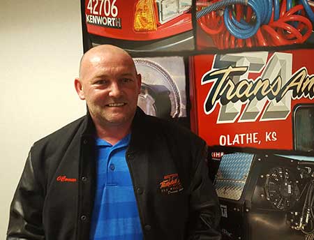 Congratulations, David O'Conner, on your Million Mile Achievement with TransAm Trucking!